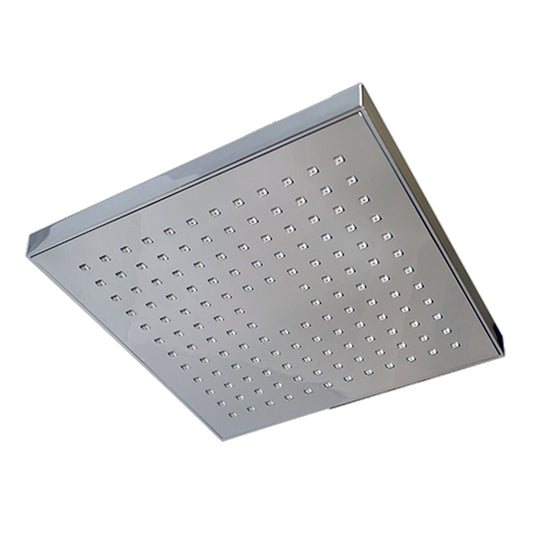 Regadera Cuadrada Cromo 8" x 8" Rugo 405