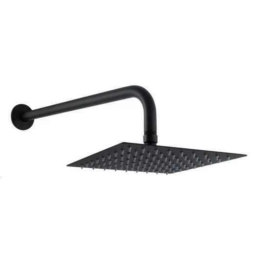 Regadera Cuadrada 8" con Brazo y Chapetón Dica 4518c.2