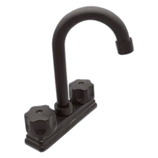 Mezcladora Lavabo Garza Alta Negra Balance Meer Mzl4311