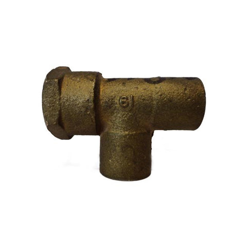 Tee Bronce Rosca Lateral 3/4"