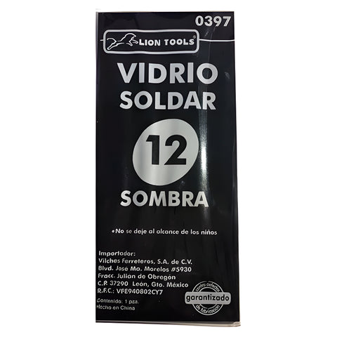 Vidrio Soldar Lion Tools 0397 Sombra 12