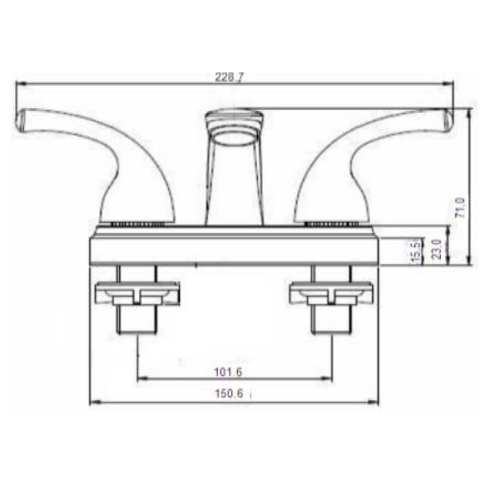 Grifo Mezcladora Para Baño Lavabo Dica 4037