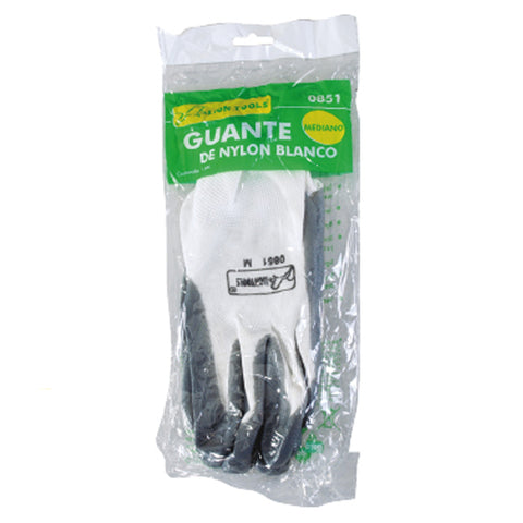 Guante Palma Nitrilo Blanco Lion Tools 0851 Mediano