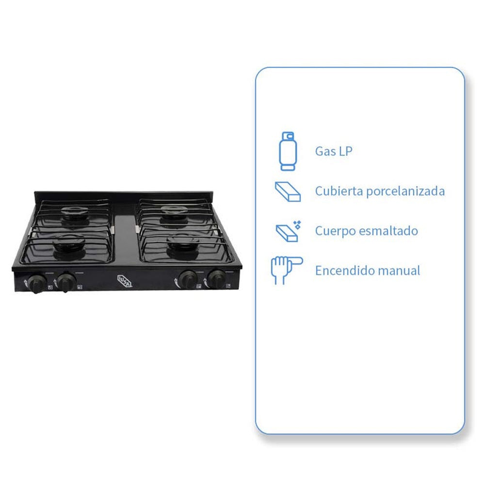 Parrilla empotrable