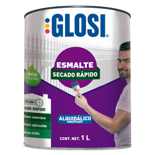ESMALTE ALQUIDÁLICO GLOSI® SECADO RÁPIDO 10584 CHOCOLATE 1 LT