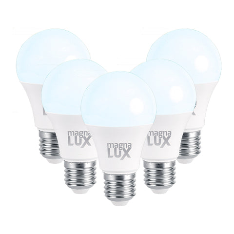 Kit de 5 Focos LED Luz Fría de 9W de Magna Lux