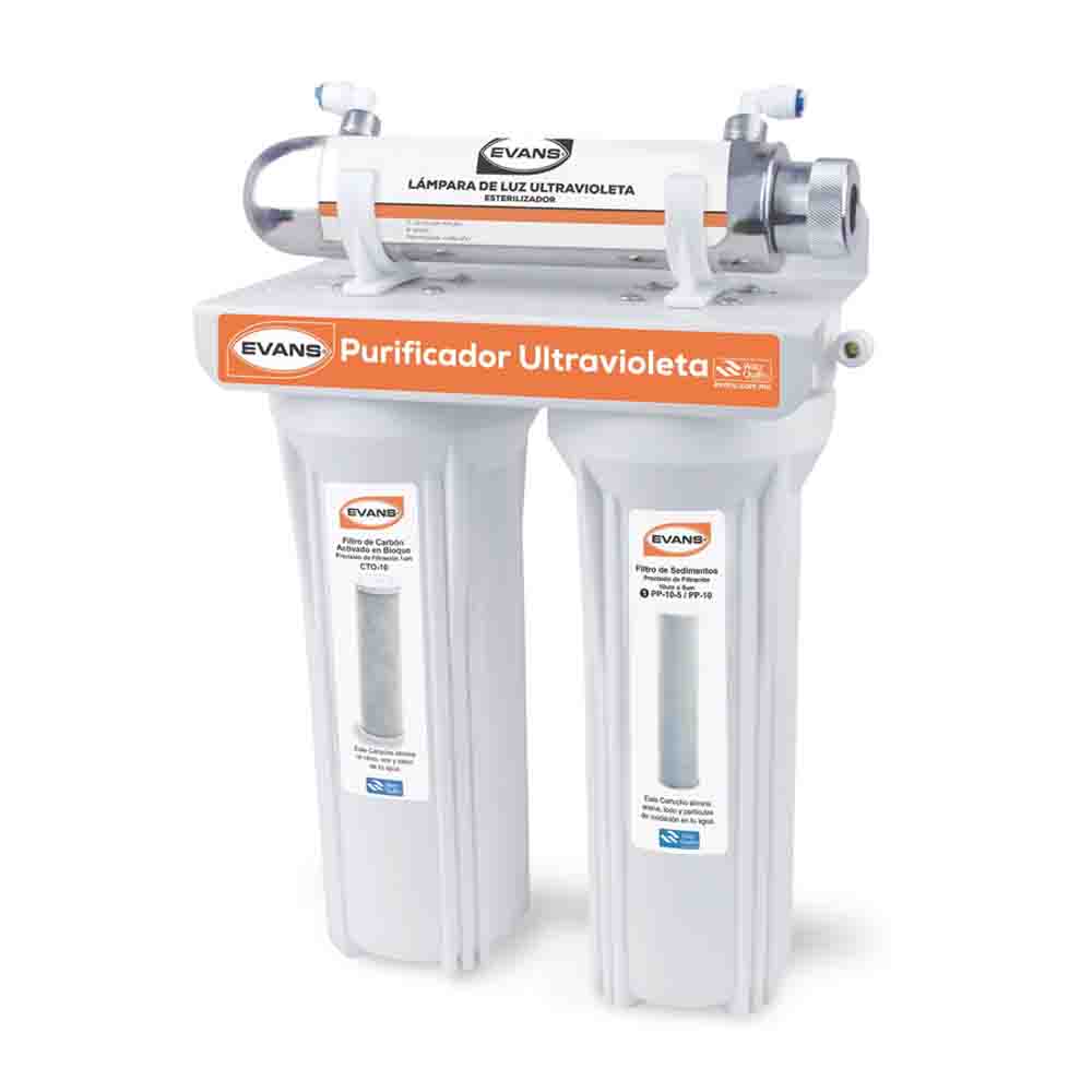 Purificadores de agua Evans UV-30 Luz UV 3 Etapas 115 V