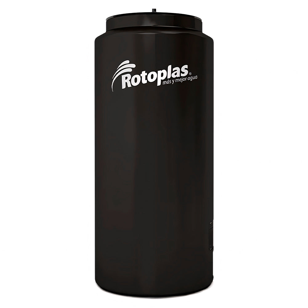 TANQUE VERTICAL 500 LT NEGRO REFORZADO 40% ROTOPLAS