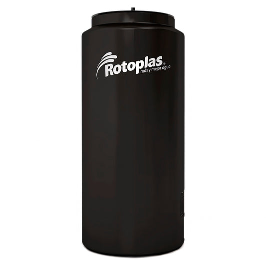 TANQUE VERTICAL 500 LT NEGRO REFORZADO 40% ROTOPLAS