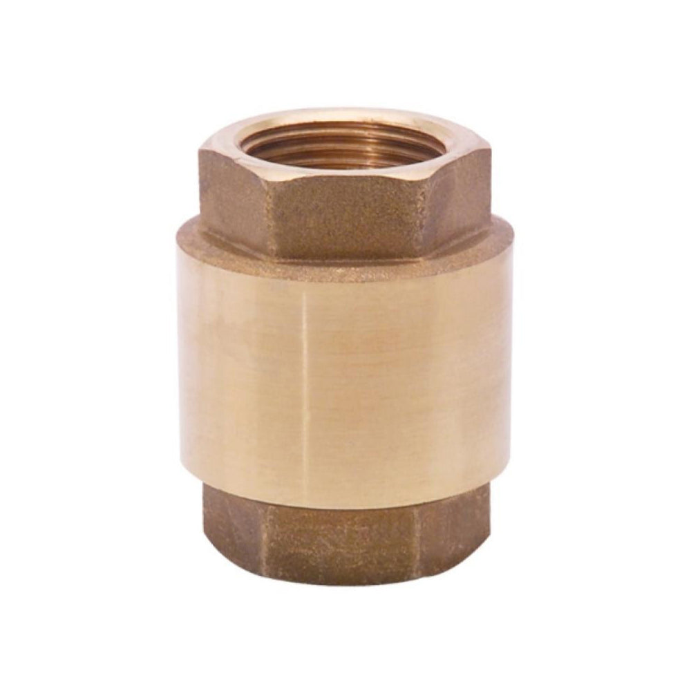 VALVULA CHECK BRONCE RESORTE URREA 45NC.13 1/2"