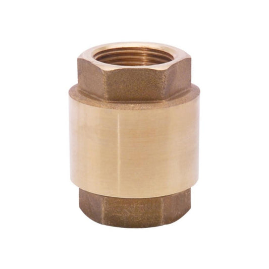 VALVULA CHECK BRONCE RESORTE URREA 45NC.13 1/2"