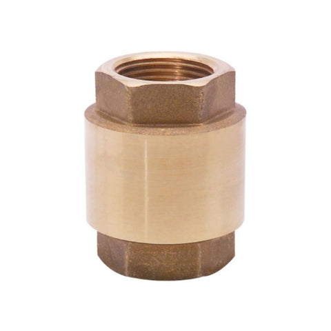 VALVULA CHECK BRONCE RESORTE URREA 45NC.13 1/2"