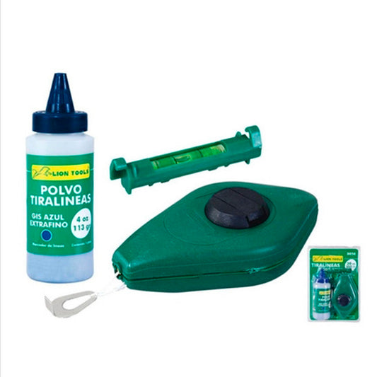 TIRALINEAS CON POLVO TRUPER (30MTS) 100' PLASICO 18575