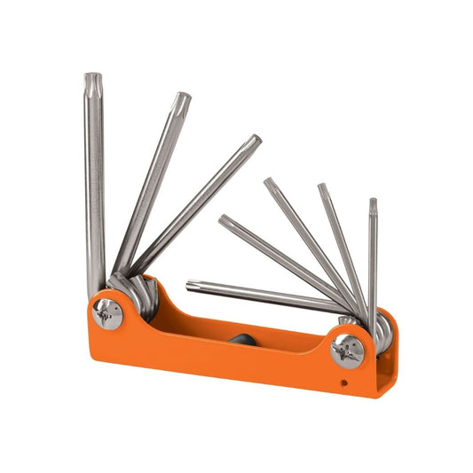 JUEGO DE 8 LLAVES TORX NAVAJA HIGH POWER TX-0800
