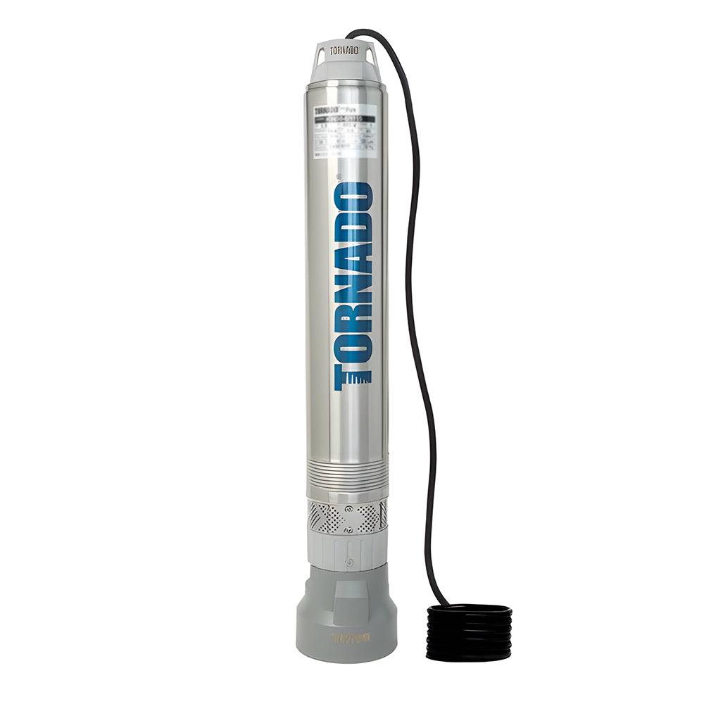 BOMBA SUMERGIBLE TORNADO KIN58-4/1127 0.5HP 1X127V C/FLOTADOR