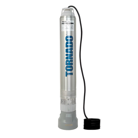 BOMBA SUMERGIBLE TORNADO KIN58-4/1127 0.5HP 1X127V C/FLOTADOR