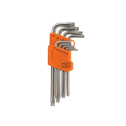 JUEGO DE 9 LLAVES TORX HIGH POWER LT-0900
