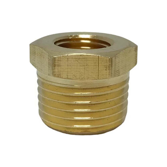 Reducción Bushing Bronce 1/4" X 1/8"