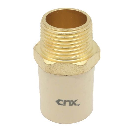 ADAPTADOR MACHO CPVC INSERTO BRONCE CNX 1/2" LCADAPM13