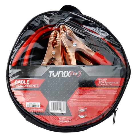 Cables Pasa Corriente Aser Automotriz C3001 2.5 m 400 AMP