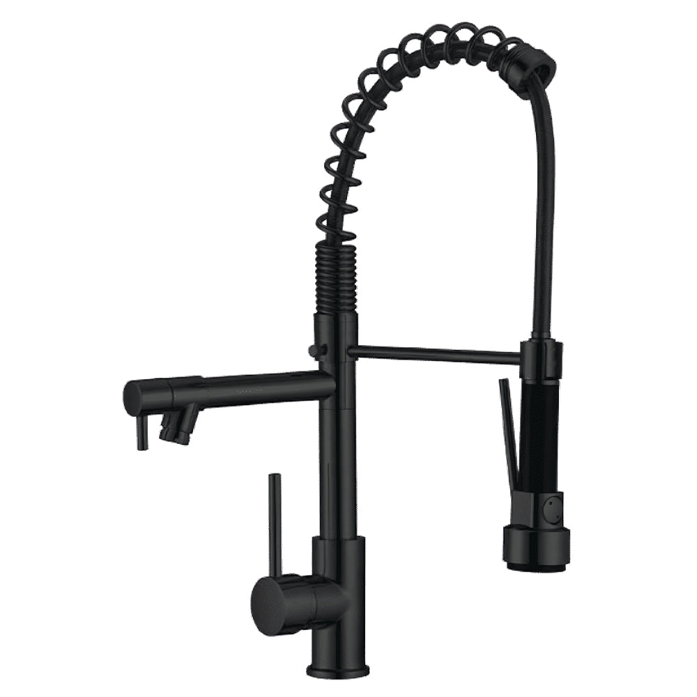 Monomando Fregadero MEER MZM8118F Negro Mate