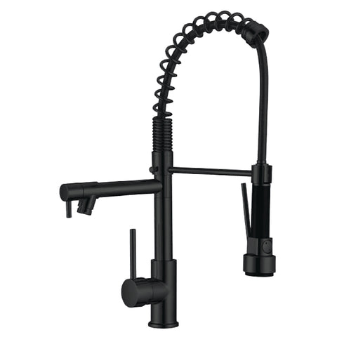 Monomando Fregadero MEER MZM8118F Negro Mate