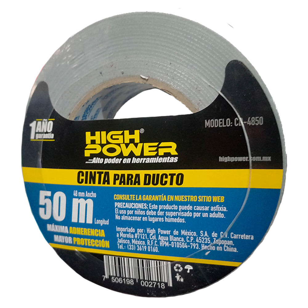 Cinta Ducto 48mm x 50m High Power Cd-4850