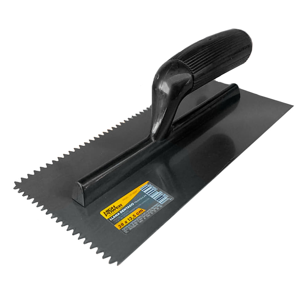 LLANA 5 REMACHES 11" X 5" DENTADO TRIANGULAR PLASTICO HIGH POWER LP-1205T