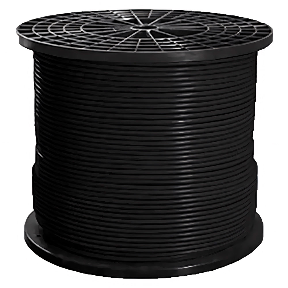 CABLE SENCILLO IUSA 301170 #8 NEGRO (METRO)