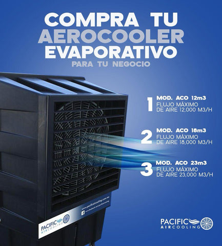 Aerocooler Evaporativo Mod. ACO 12M3