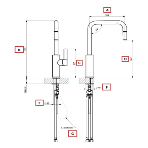 Llave Fregadero Urrea 9438