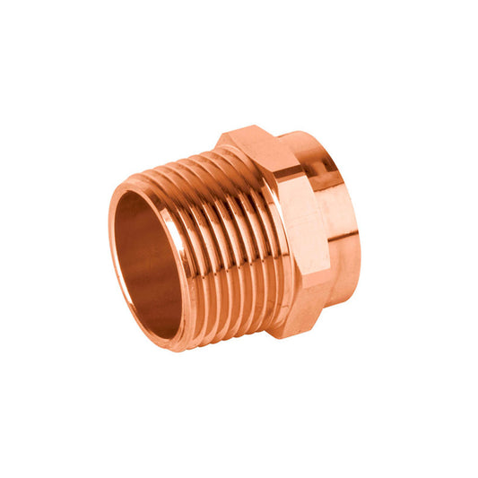 Cople Rosca Exterior Cobre 3/8"