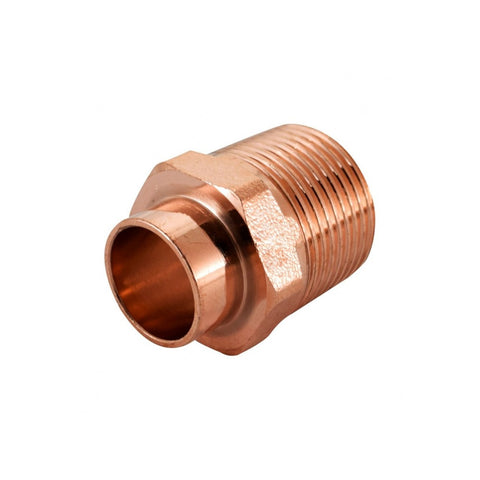 Cople Rosca Exterior Reducido Cobre 3/4" X 1/2"