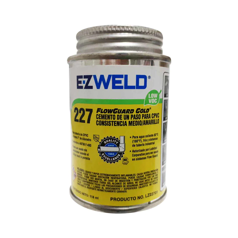 Pegamento E-Z Weld 227 Cpvc 1/8 Lt Amarillo