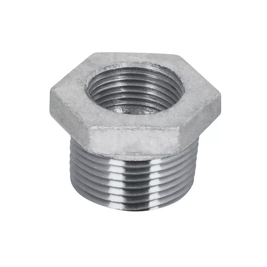 Reduccion Bushing Galvanizado 1 1/2" X 1 1/4"