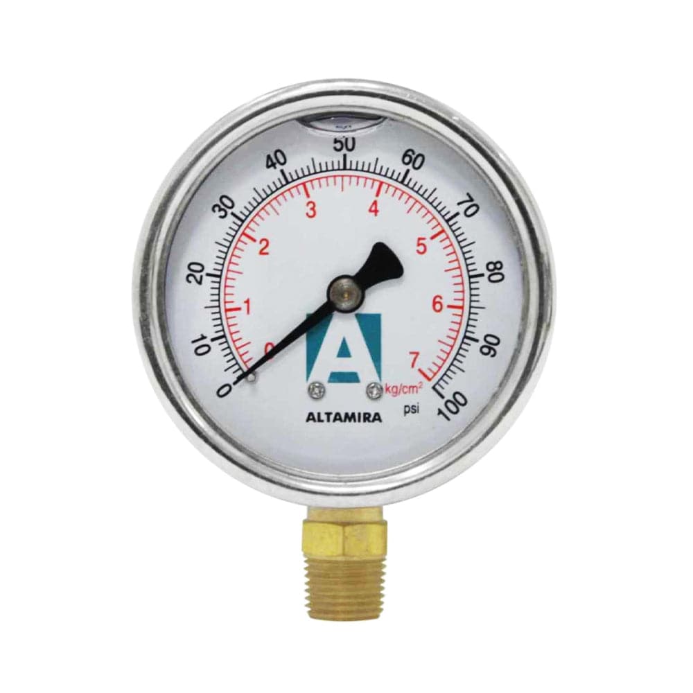 Manometro Altamira 0-100 Glicerina