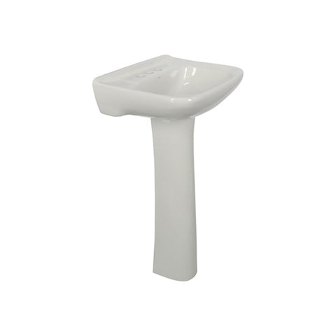 Lavabo Con Pedestal Orion/Dica Blanco