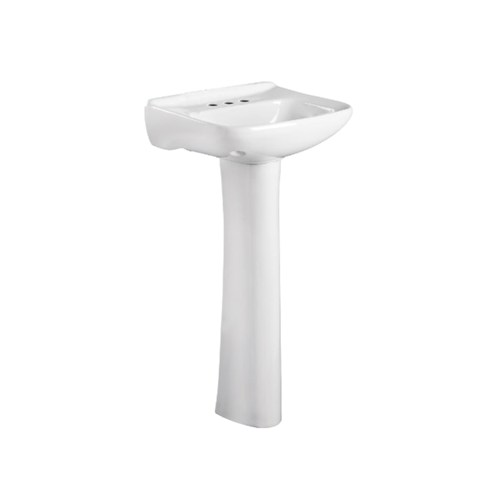 Lavabo Con Pedestal Cosmos Blanco