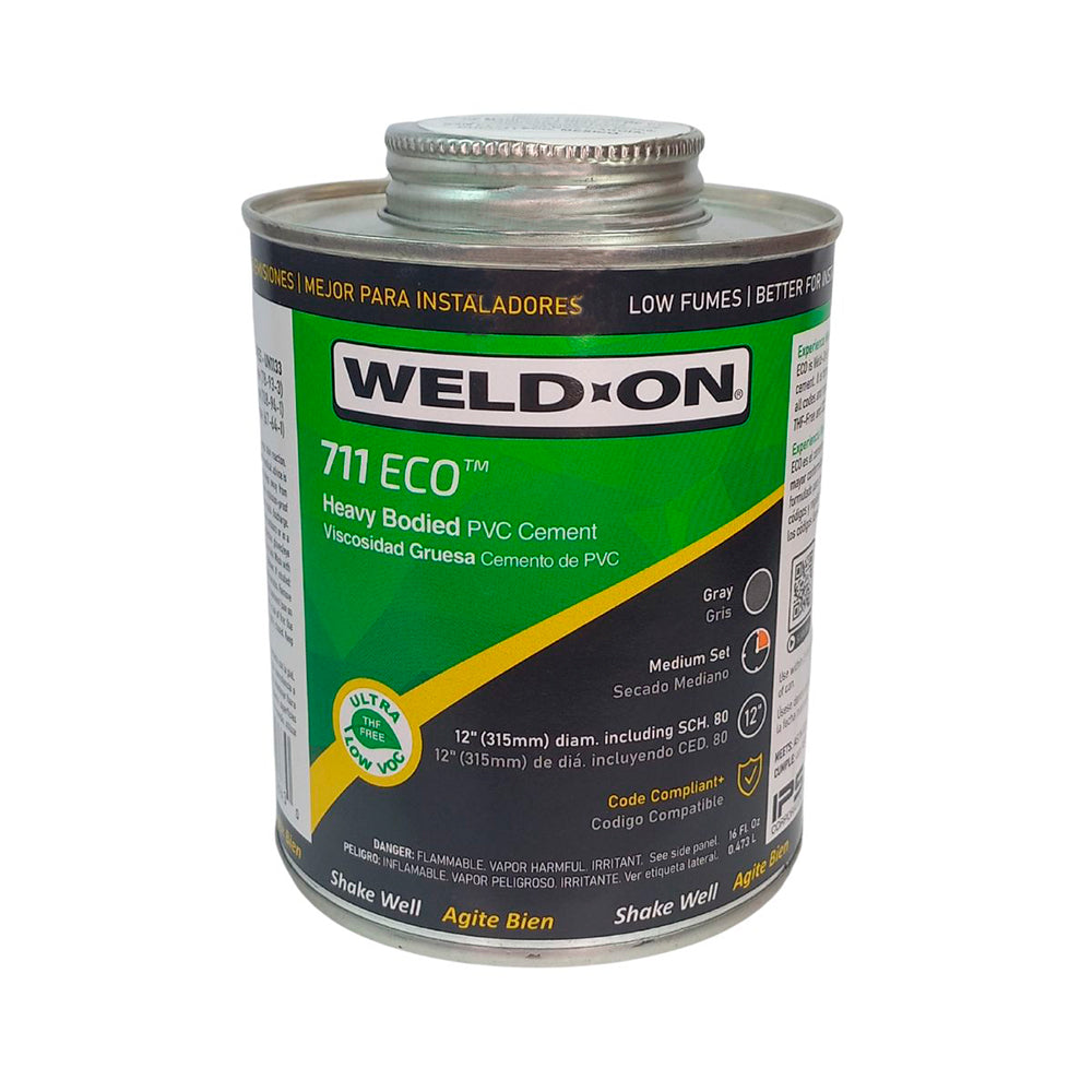 Pegamento PVC WELD-ON 711 1/2 Lt