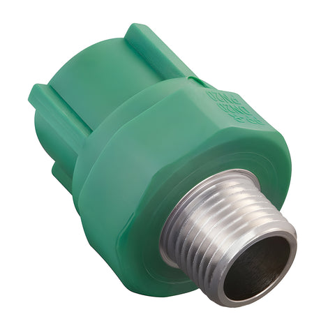 Adaptador Ppr Macho Reducido Cnx Pradapm2013L 20Mm X 1/2" Inserto Laton