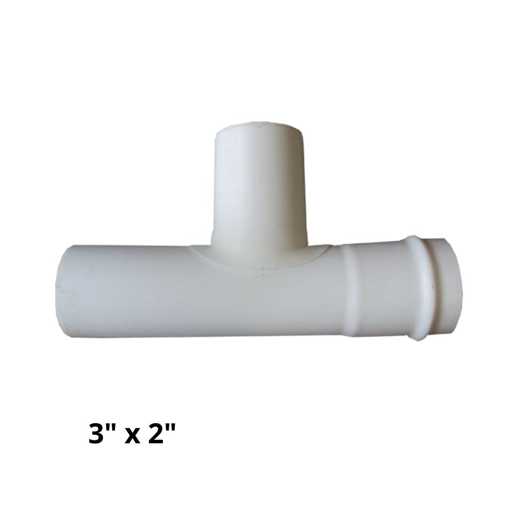 Tee Pvc Hidraulico Sistema Ingles 3 x 2