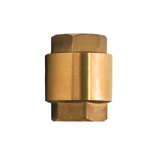 Valvula Check Bronce Resorte Mueller/Rugo 1"
