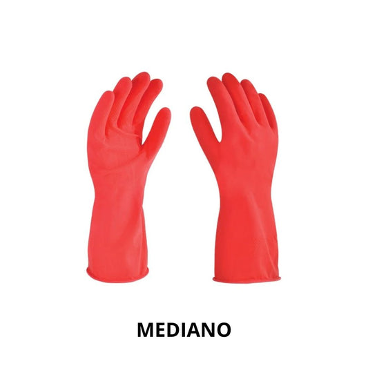 Guante Latex Rojo Lion Tools 7171 Mediano