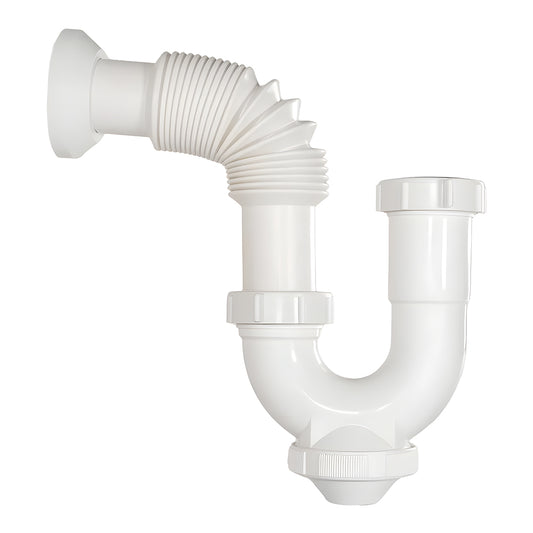 Trampa Flexible C/ Registro Lavabo Rugo 11-Rf