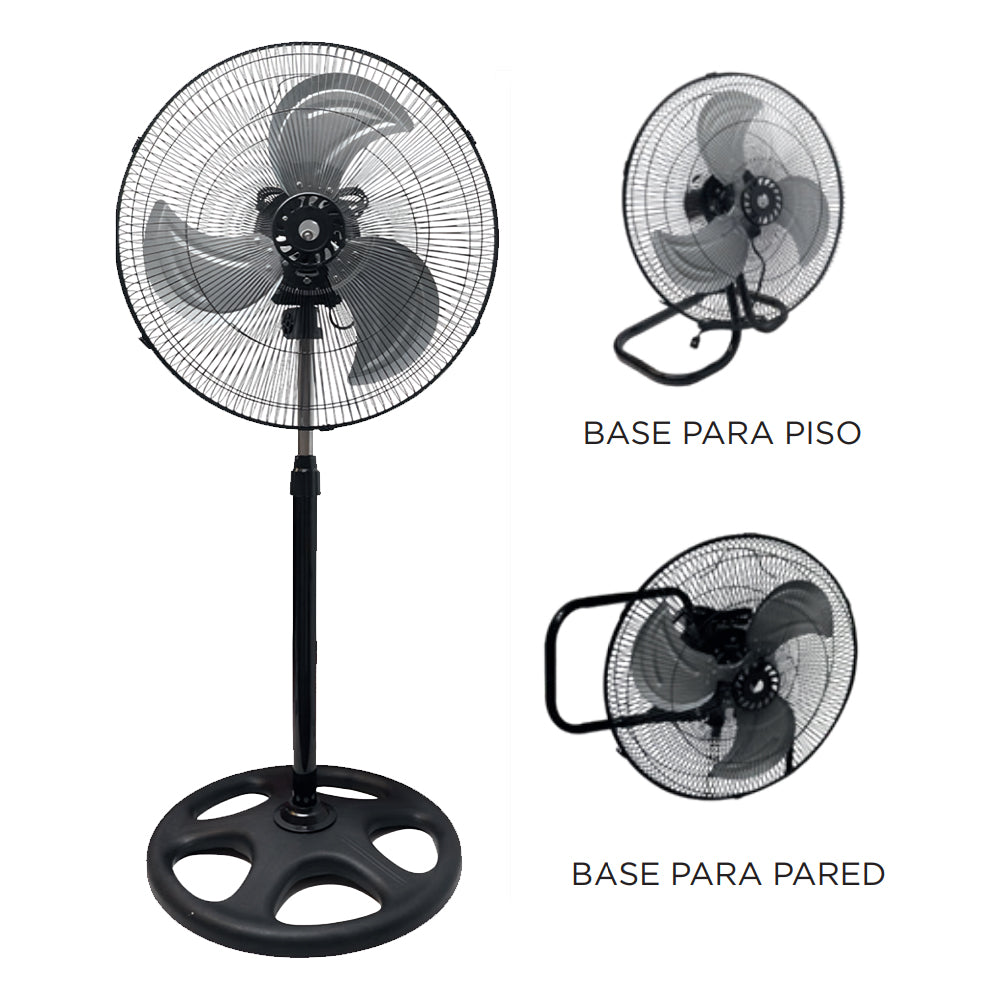 Ventilador Aspas Metal 3 En 1 18" Techtools Aba-001