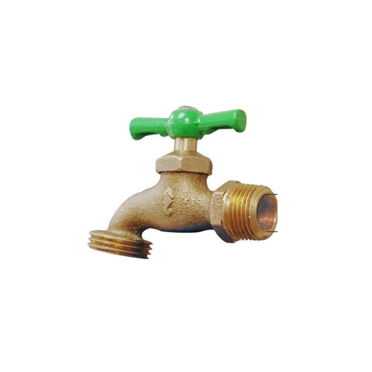 Llave Jardin Verde Rugo 2-Ivv 1/2" Bronce