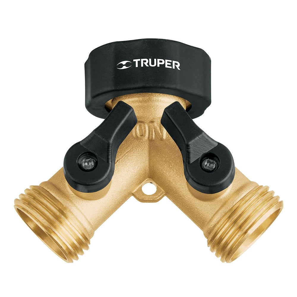 Adaptador Yee Manguera Truper 10375 Laton
