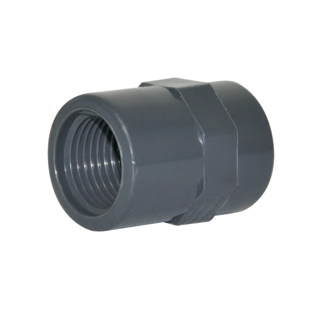 Cople Rosca Interior Pvc Cedula 80 3/4