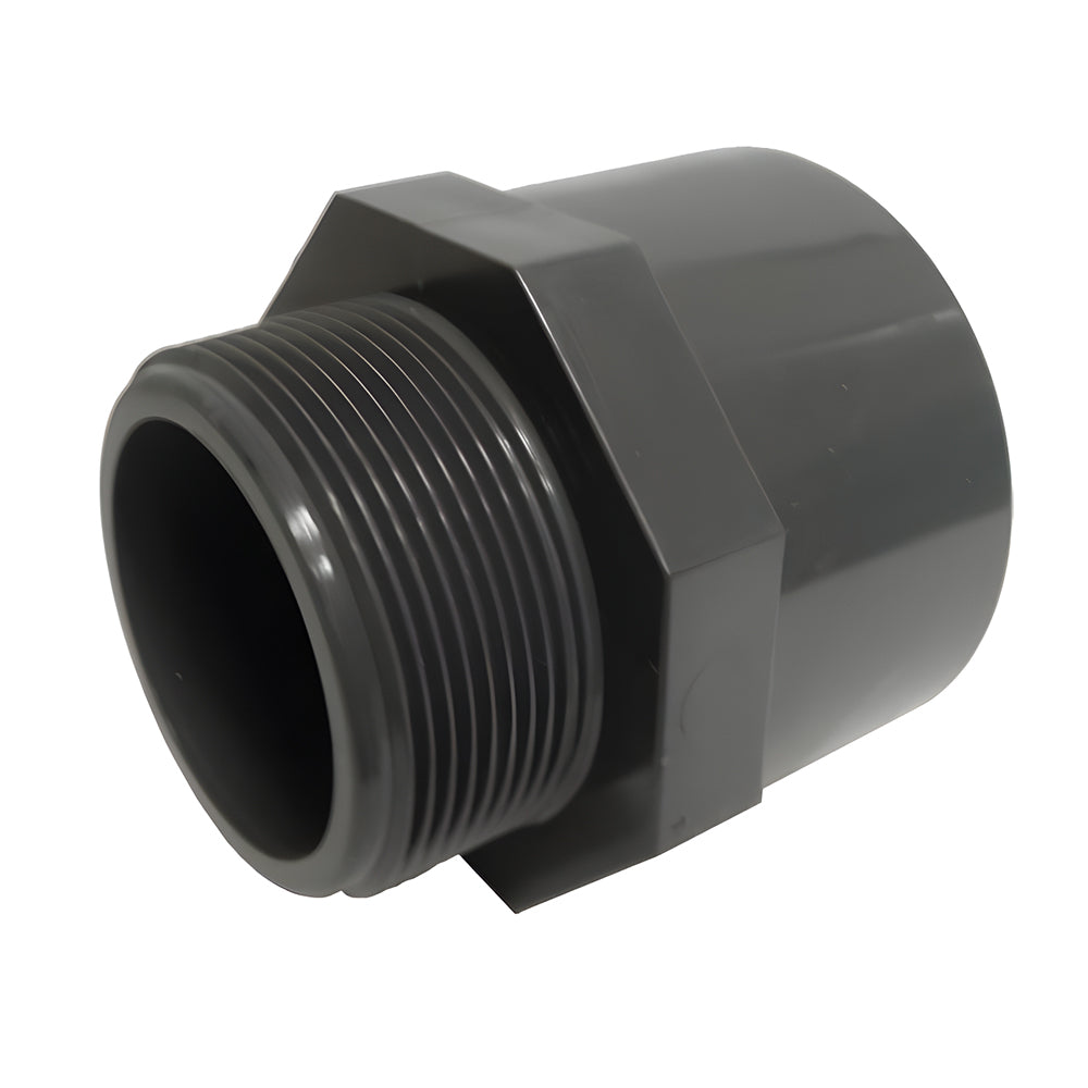 Cople Rosca Exterior Pvc Cedula 80 3