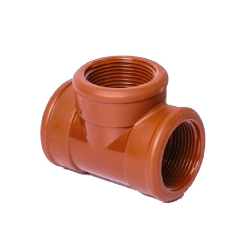 Tee Pvc Marron 1/2"